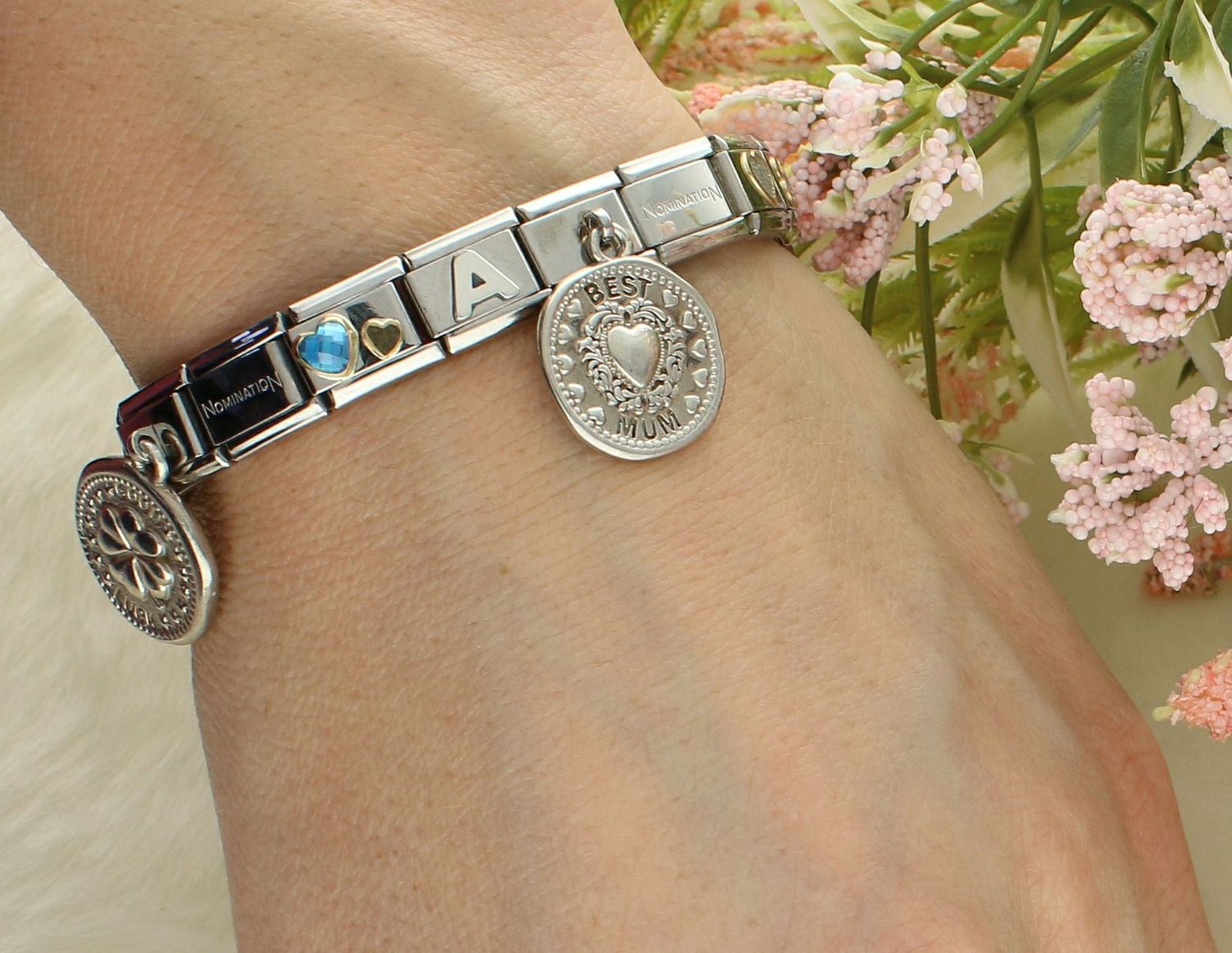 Nomination Link 925 zawieszka srebro 'Smoczek z napisem Macierzyństwo' 331804 11 biżuteria nomination nomination zawieszki nomination baza.jpg